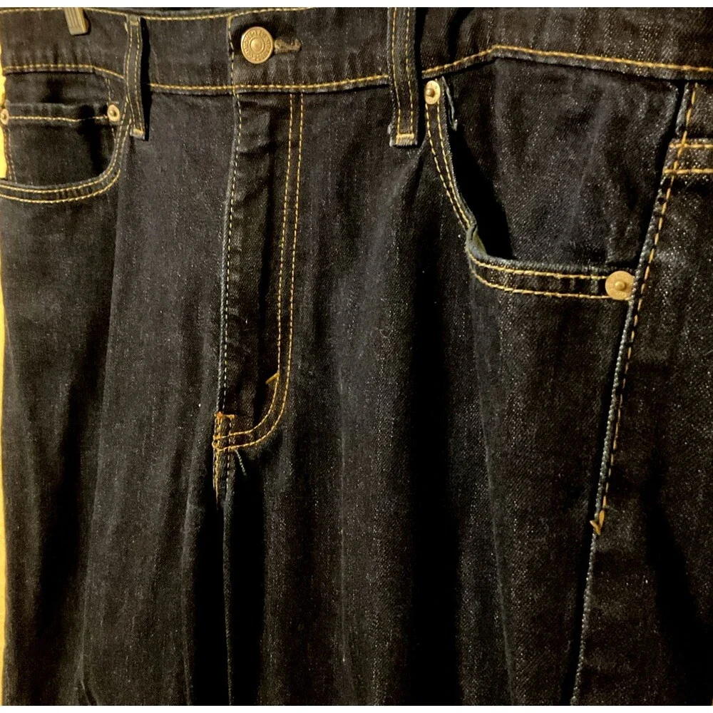 Levi’s Men’s 511 Slim Fit Straight Jeans Dark Hollow Stretch 38W x 32L 045111042